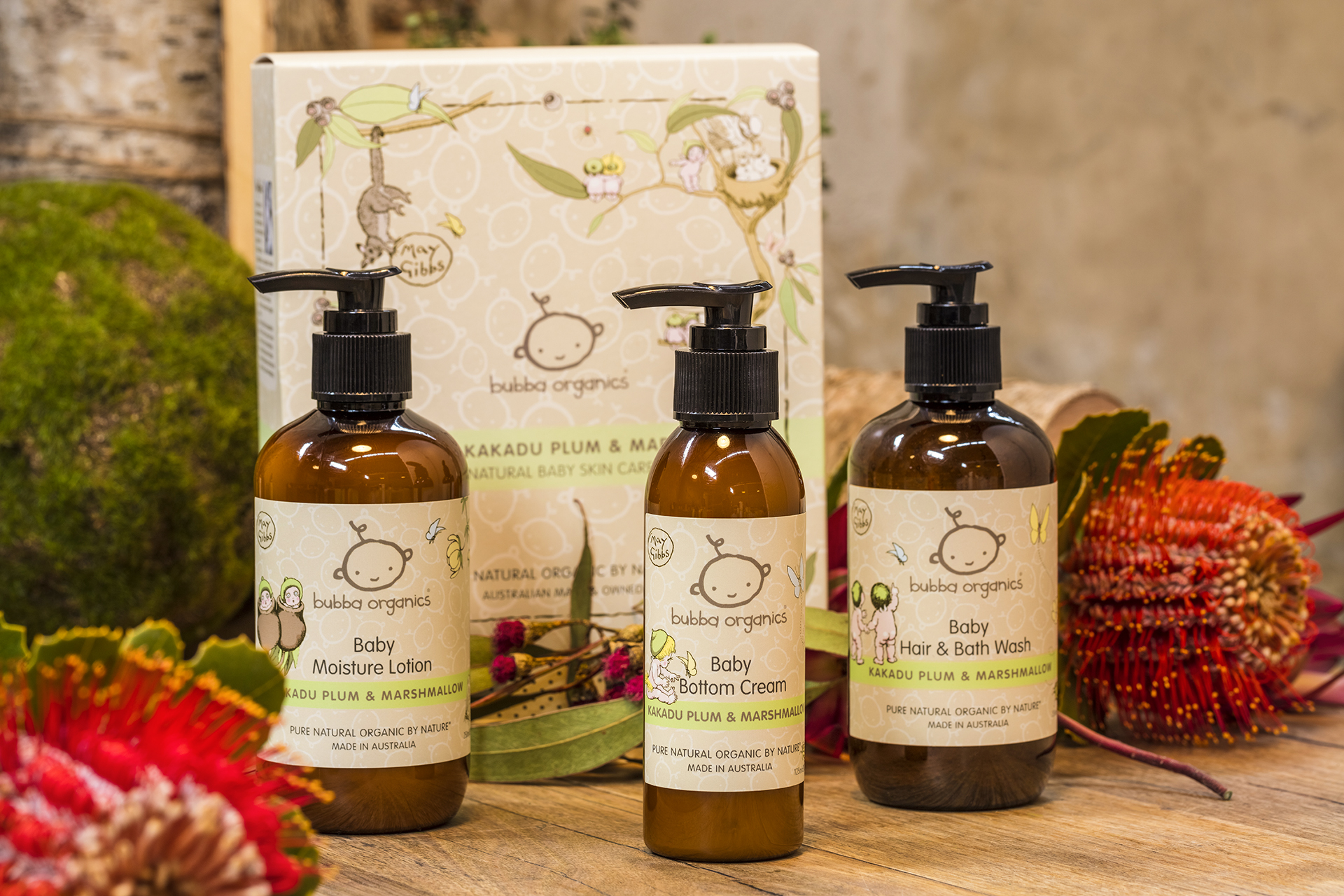 Bubba Organics Releases May Gibbs Branded Natural and Organic Baby Skin Care Range