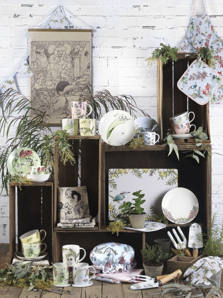 May Gibbs by Ecology homewares collection