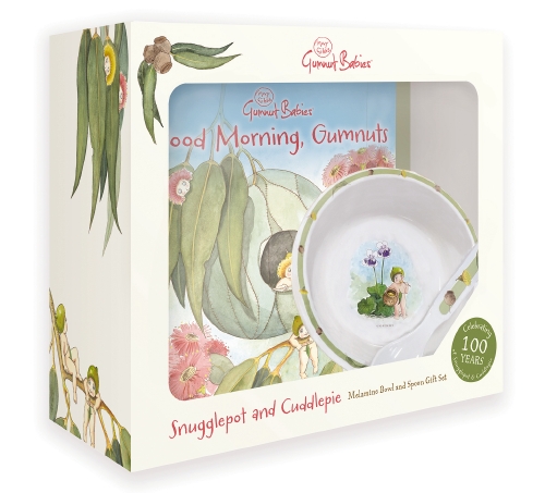 May Gibbs: Snugglepot and Cuddlepie Bowl and Spoon Gift Set