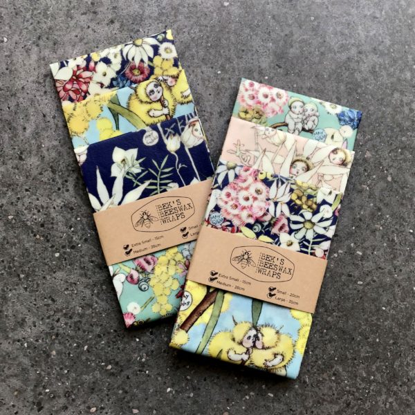 May Gibbs Beeswax Wraps 4 Pack
