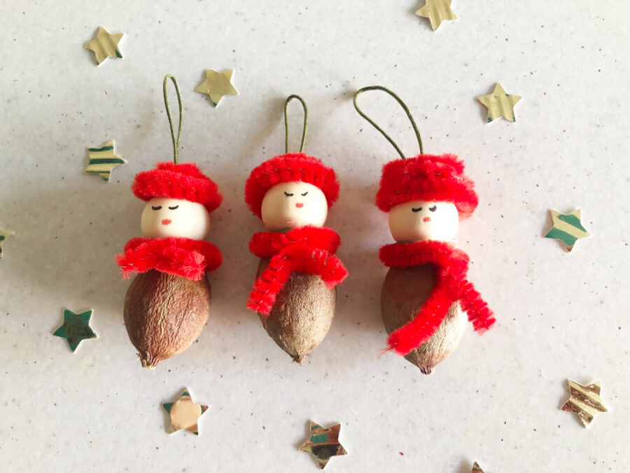 Gumnut Baby Christmas Tree Decorations
