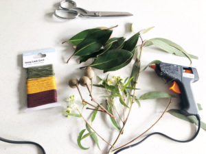 Materials for Australian Native Gumnut Buttonhole