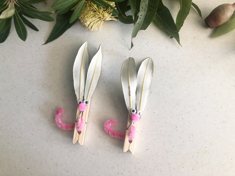 Bilby Peg Craft Finished Bilby Pegs
