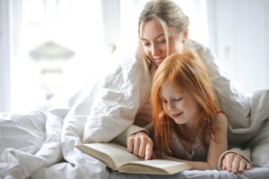 Shared reading time helps vocabulary and reading development